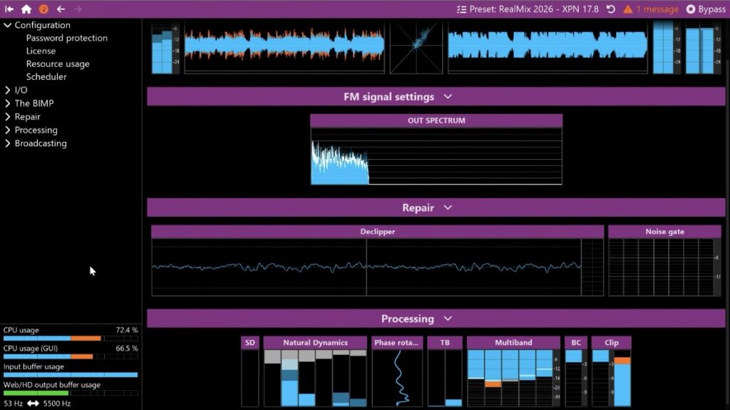 Thimeo Stereotool audio prosessing