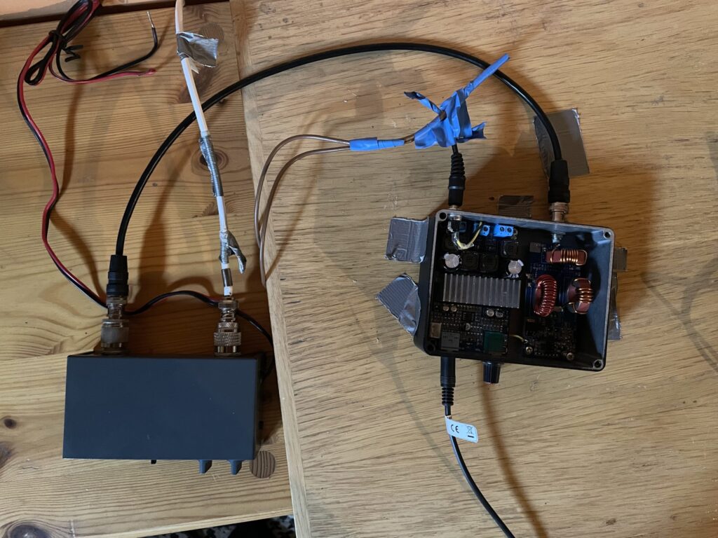 The first transmitter