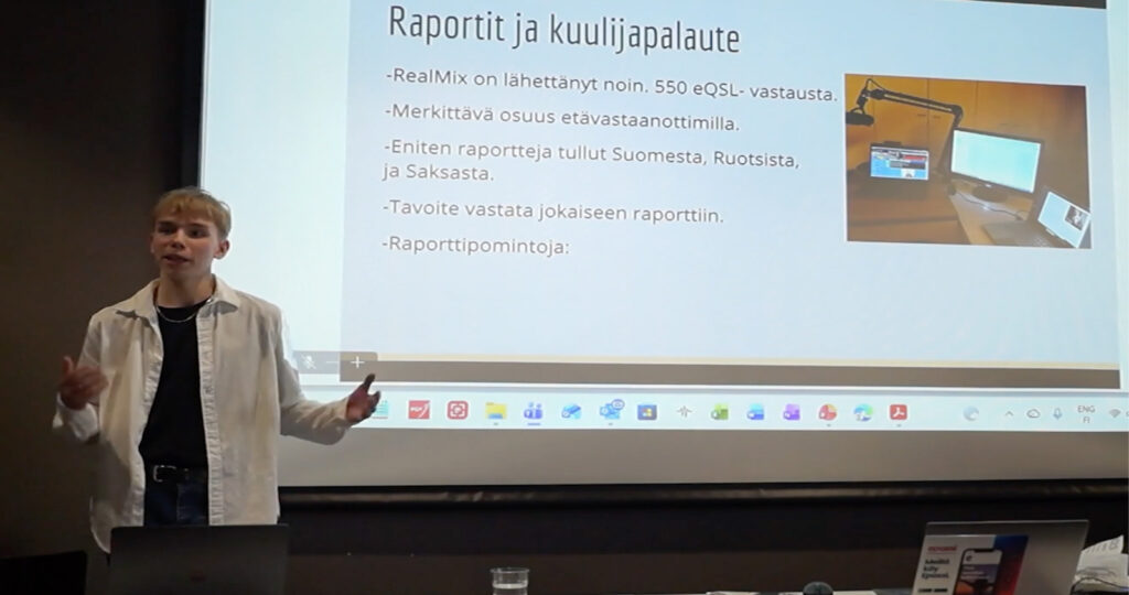 Joakim Weckströmin esitys RealMix Radiosta